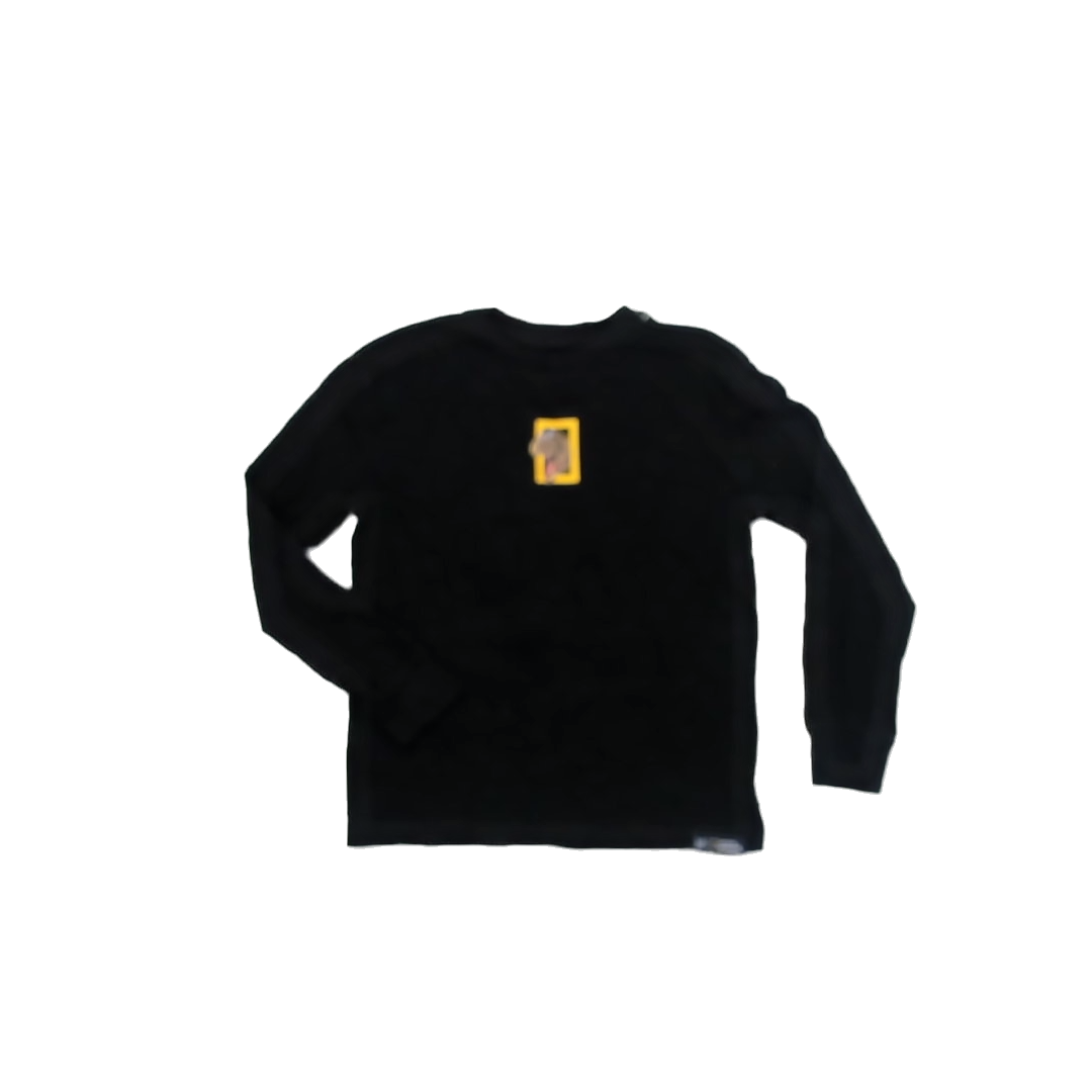 Gap x National Geographic Boys Black | Dino Long Sleeve T-Shirt Size: M Black | Dino