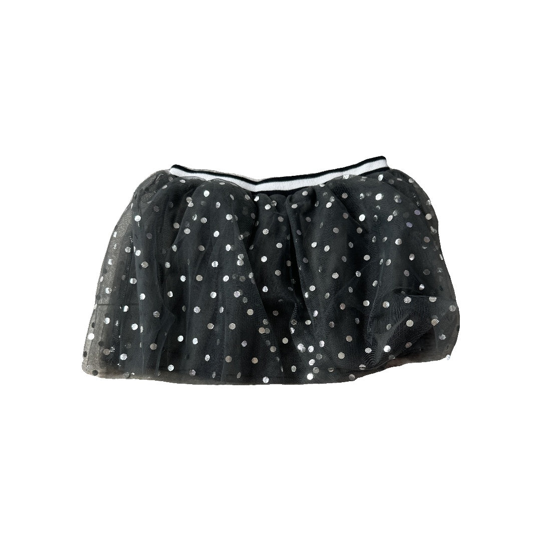 Rockets of Awesome Girls Black | Dots Skirt Size: 18-24 months Black | Dots