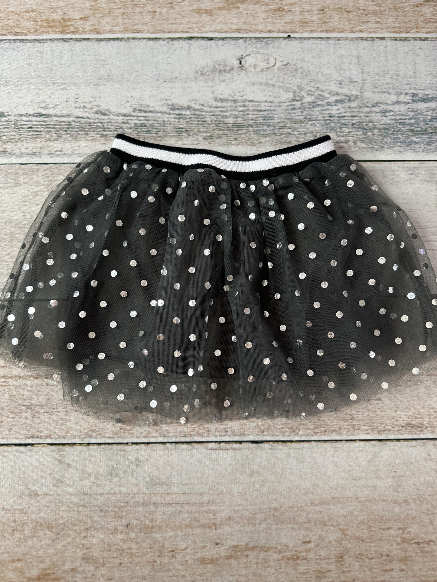 Rockets of Awesome Girls Black | Dots Skirt Size: 6-12 months Black | Dots
