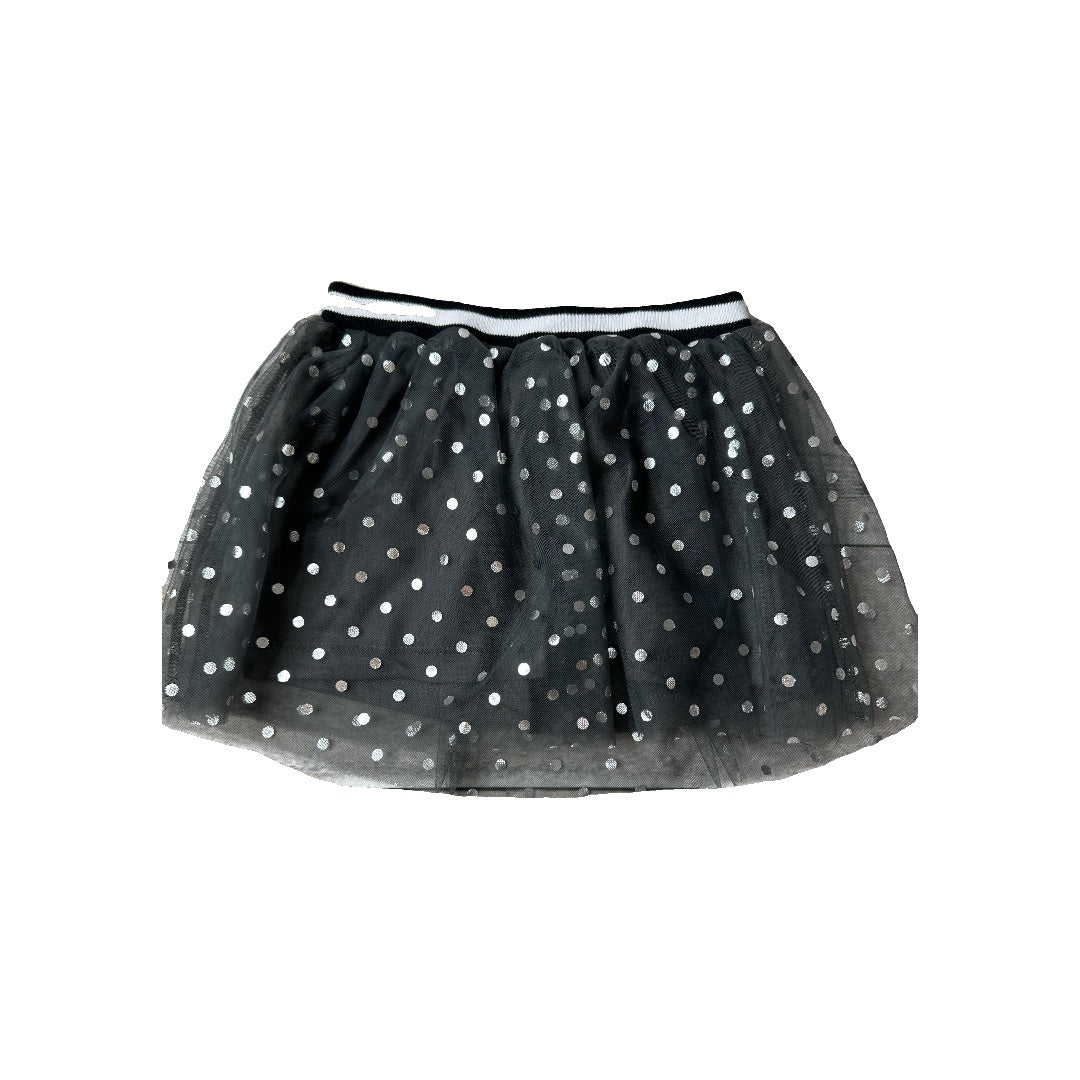 Rockets of Awesome Girls Black | Dots Skirt Size: 12-18 months Black | Dots
