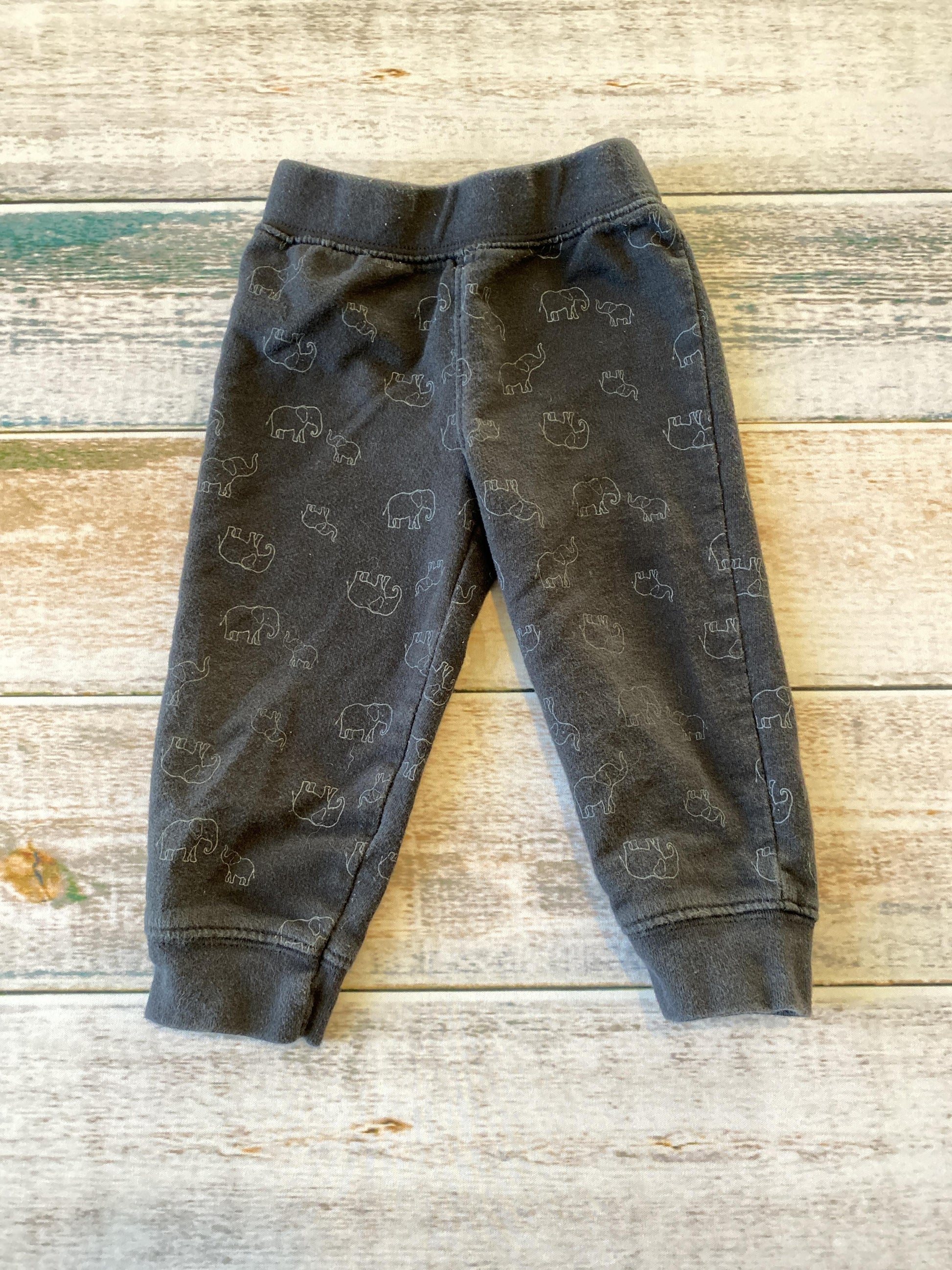 Boys Black | Elephant Pants Size: 12 months Black | Elephant