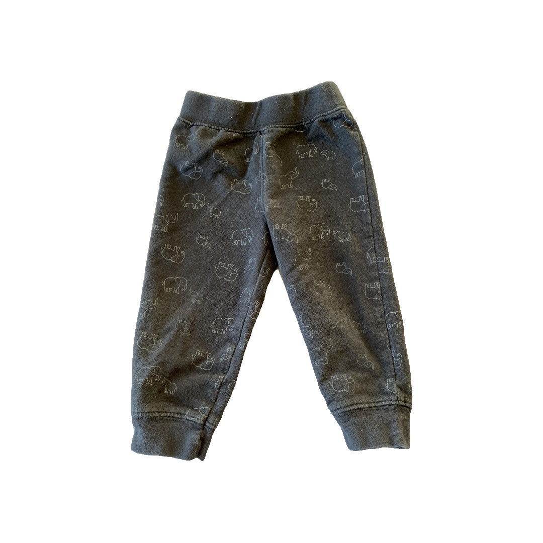 Boys Black | Elephant Pants Size: 12 months Black | Elephant