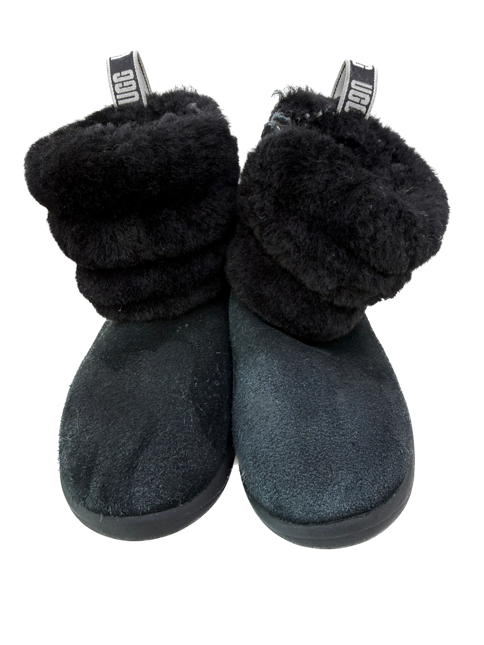 Ugg Girls Black Faux Fur Boots Size: Toddler 7 Black Faux Fur