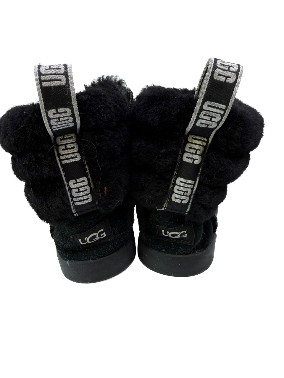 Ugg Girls Black Faux Fur Boots Size: Toddler 7 Black Faux Fur