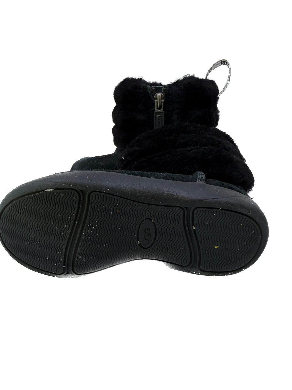Ugg Girls Black Faux Fur Boots Size: Toddler 7 Black Faux Fur