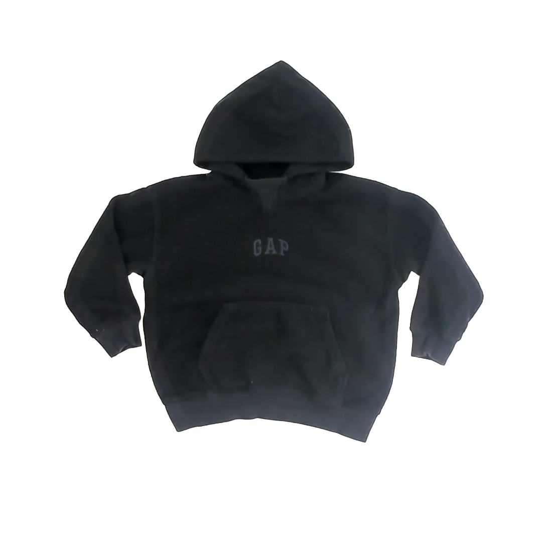 Gap Girls Black Fleece Hoodie Size: 6-7 Years Black Fleece