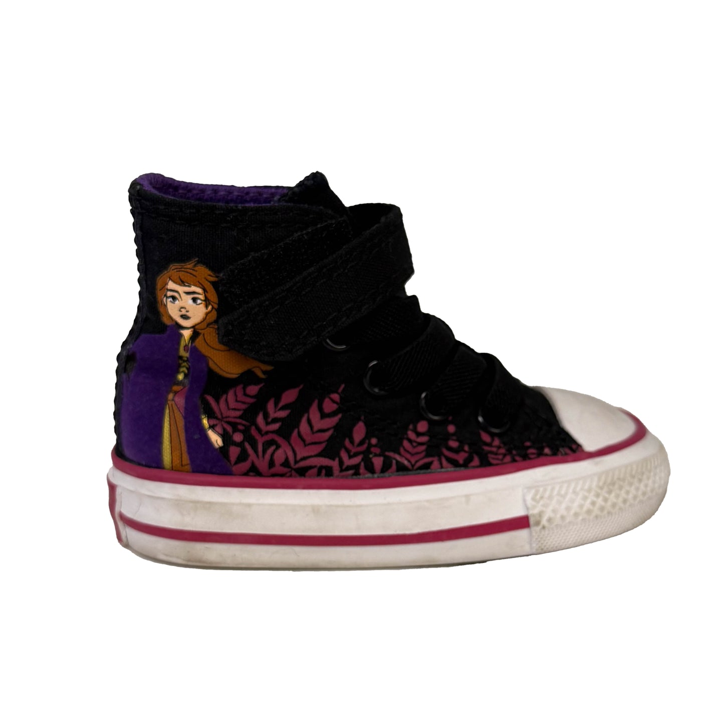 Converse Girls Black Frozen Sneakers Size: 3 Infant Black Frozen