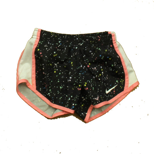 Nike Girls Black Galaxy Athletic Shorts Size: 2T Black Galaxy