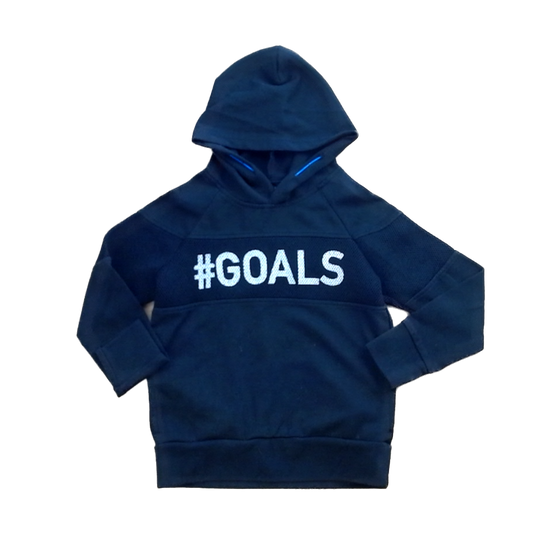Rockets Of Awesome Boys Black | #GOALS Sweatshirt Size: 6 - 7 Years Black | #GOALS