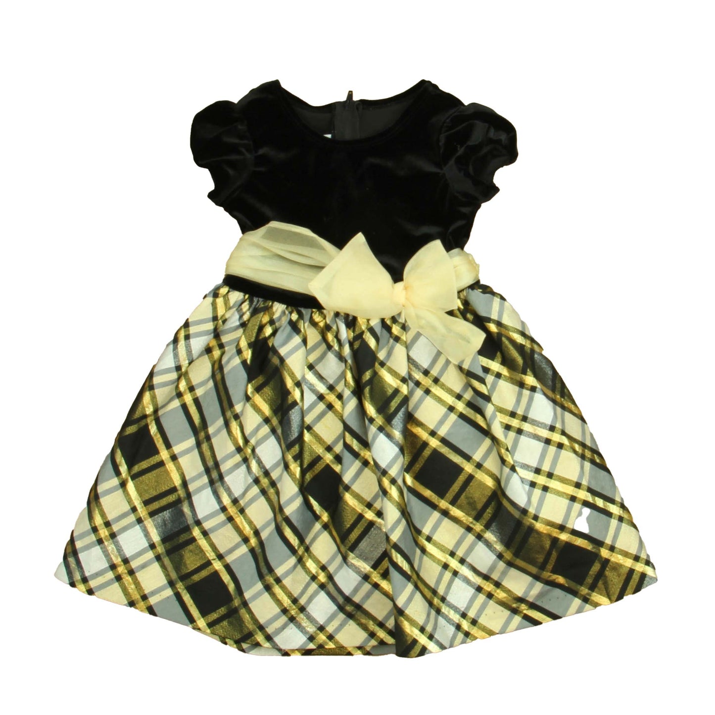 Bonnie Jean Girls Black | Gold Special Occasion Dress Size: 3T