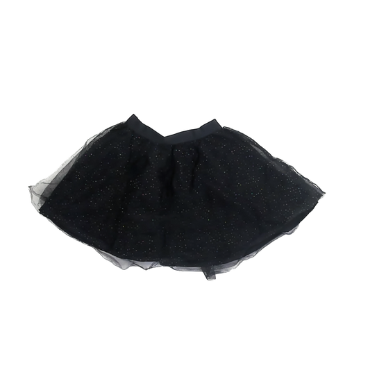 Janie and Jack Girls Black | Gold Skirt Size: 2T Black | Gold