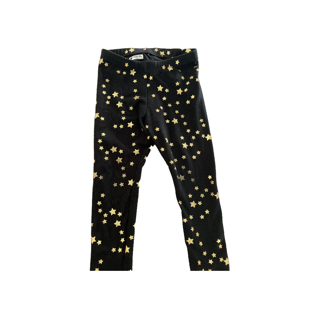 Cat & Jack Girls Black | Gold Pants Size: 3T Black | Gold