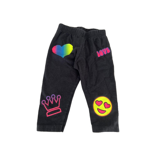 Unisex Black | Graphic Pants Size: 6-12 months Black | Graphic