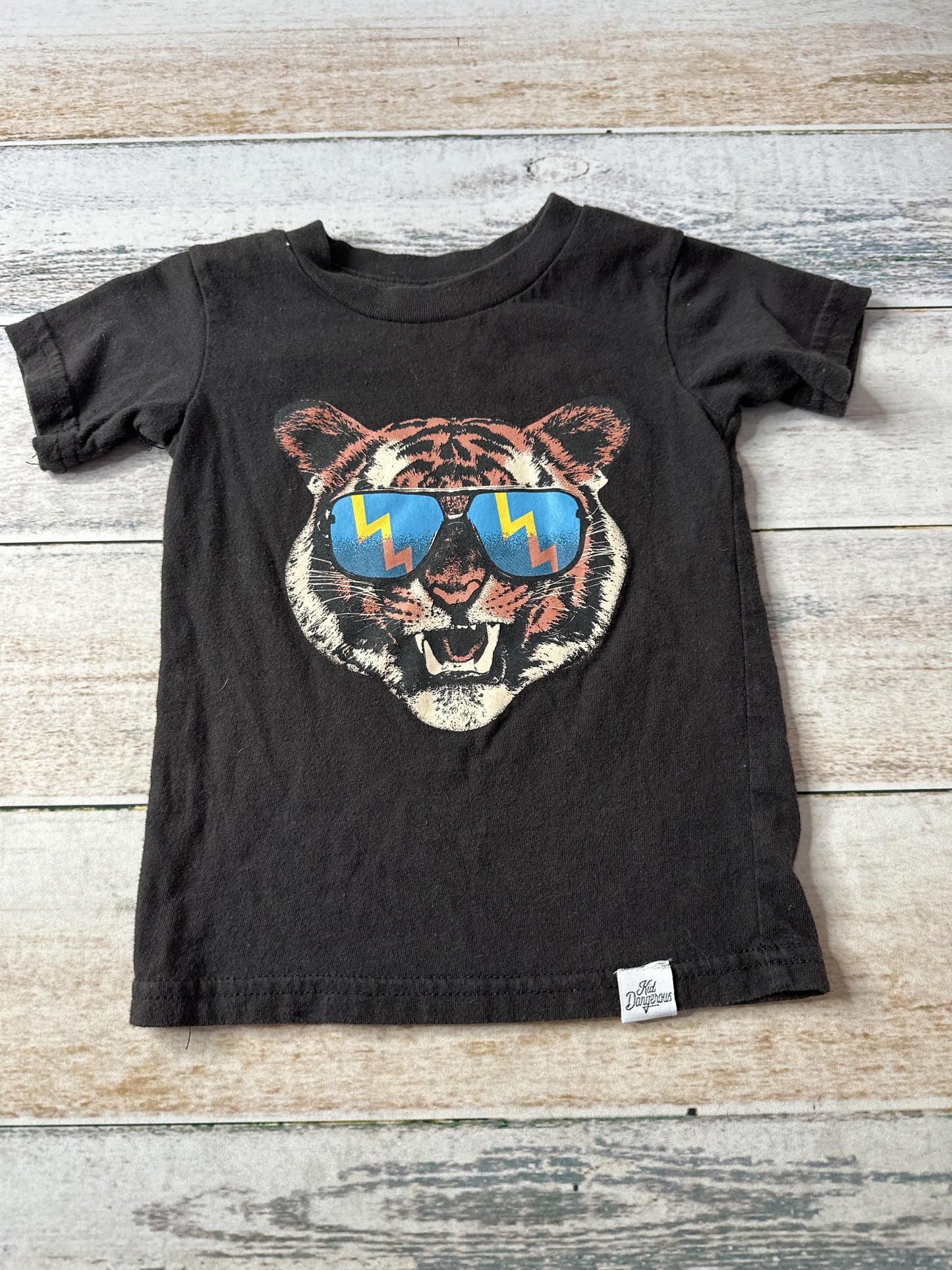 Kid Dangerous Boys Black | Graphic T-Shirt Size: 3T Black | Graphic