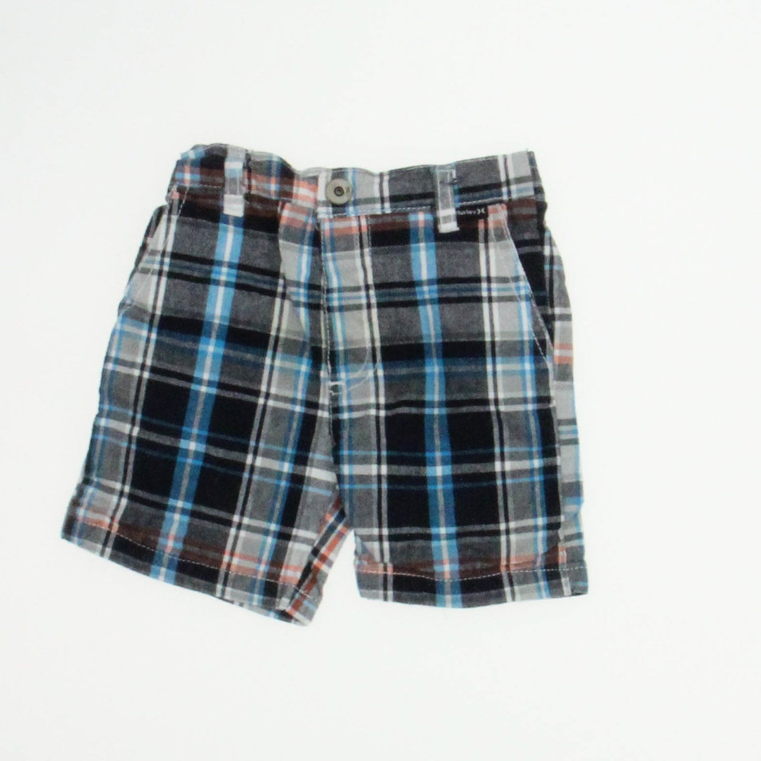 Hurley Boys Black | Gray | Blue Shorts Size: 12 Months Black | Gray | Blue