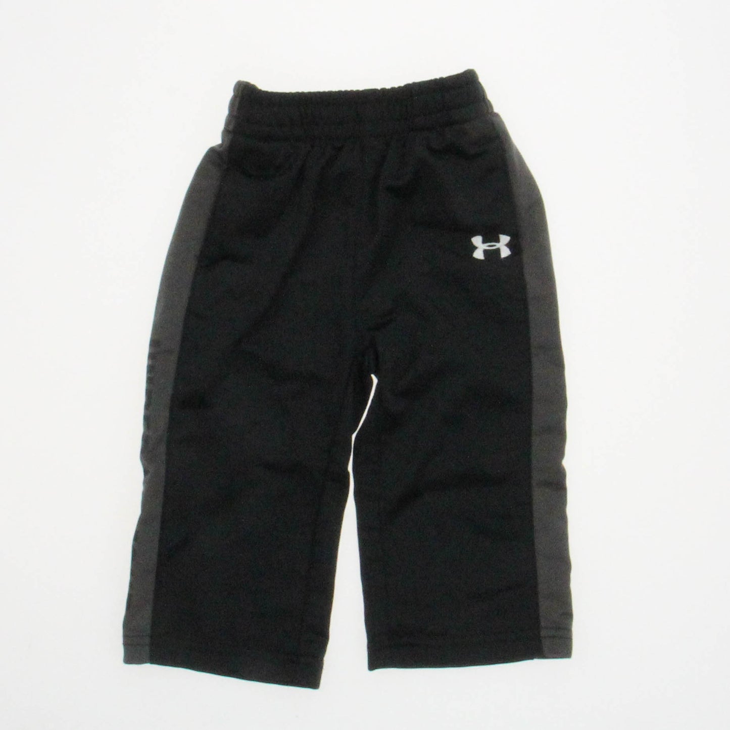 Under Armour Boys Black | Gray Athletic Pants Size: 12 Months Black | Gray
