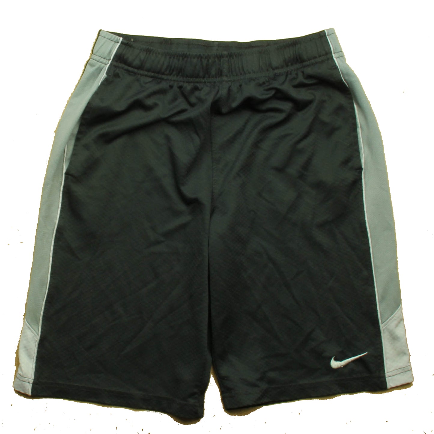 Nike Boys Black | Gray Athletic Shorts Size: 14-16 Years Black | Gray