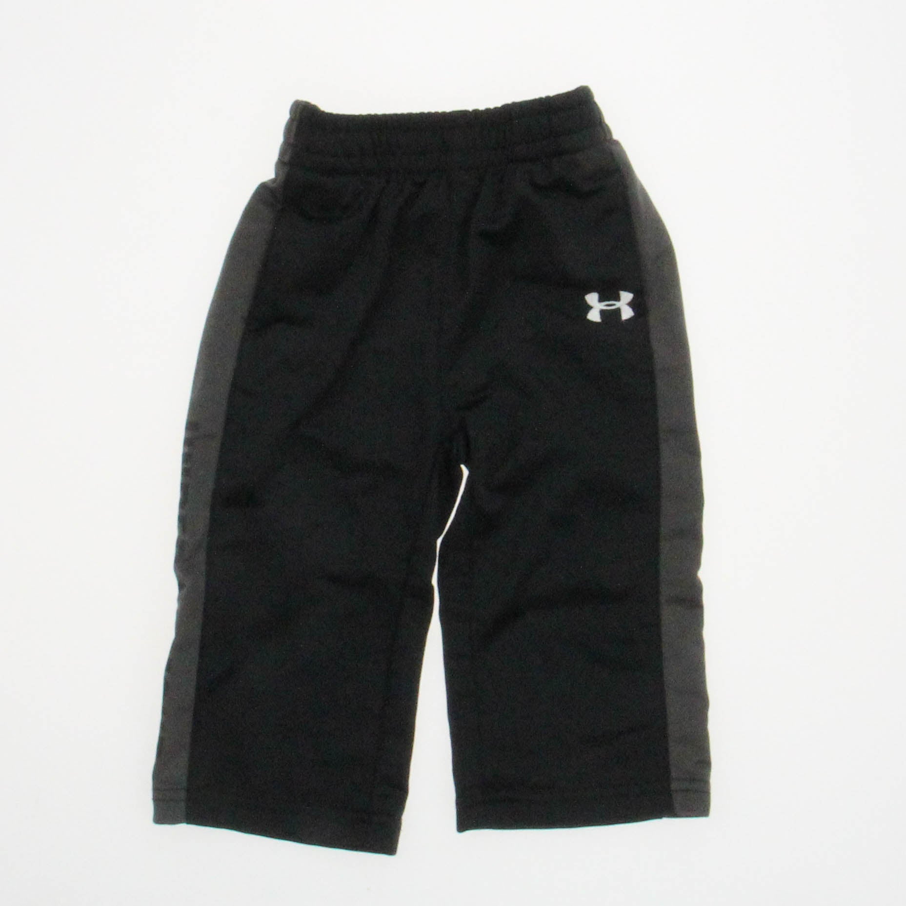Under Armour Boys Black | Gray Athletic Pants Size: 12 Months Black | Gray