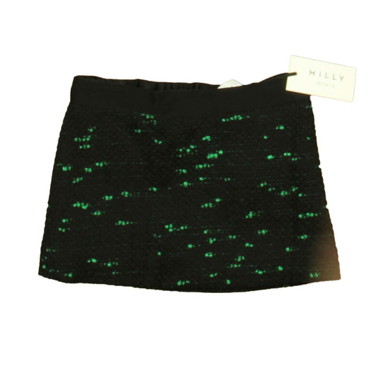 Milly Minis Girls Black | Green Skirt Size: 2T Black | Green