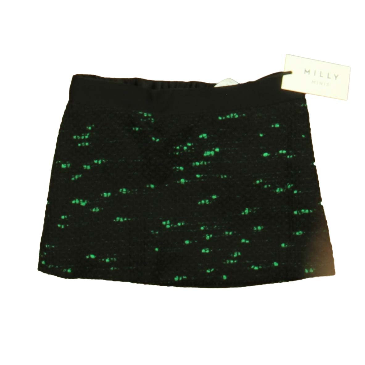 Milly Minis Girls Black | Green Skirt Size: 2T Black | Green
