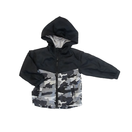 Tahari Boys Black | Grey Camo Jacket Size: 2T Black | Grey Camo
