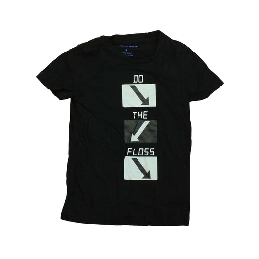 Rockets Of Awesome Boys Black | Grey | Do The Floss T-Shirt Size: Little Boy Black | Grey | Do The Floss