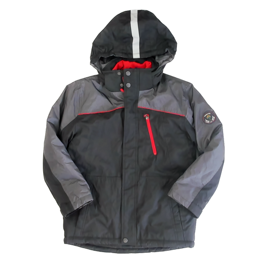 Sequoia Boys Black | Grey Snow & Ski Coat Size: 12-14 Years Black | Grey