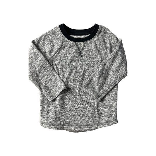 Cat & Jack Unisex Black | Grey Long Sleeve T-Shirt Size: 2T Black | Grey