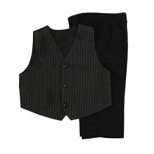 Unknown Brand Boys Black | Grey Special Occasion Outfit Size: 18 Months Black | Grey