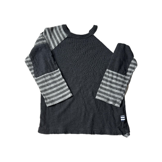 Splendid Boys Black | Grey Long Sleeve T-Shirt Size: 4T Black | Grey