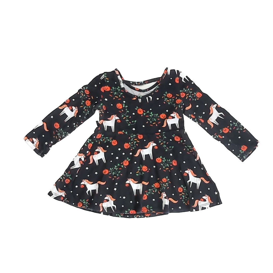 The Children's Place Girls Black | Halloween Dress Size: 12-18 Months Black | Halloween