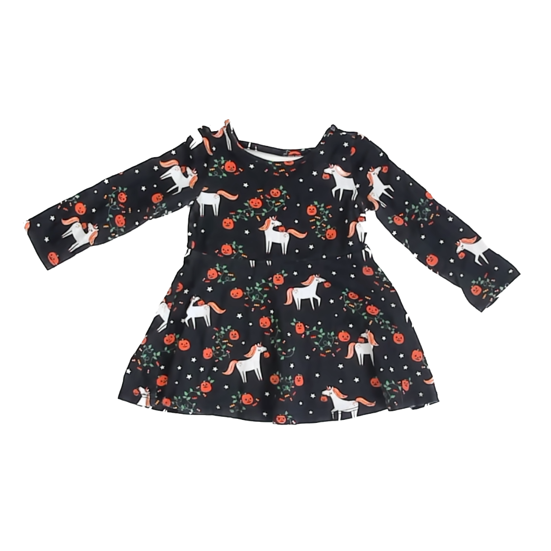 The Children's Place Girls Black | Halloween Dress Size: 12-18 Months Black | Halloween