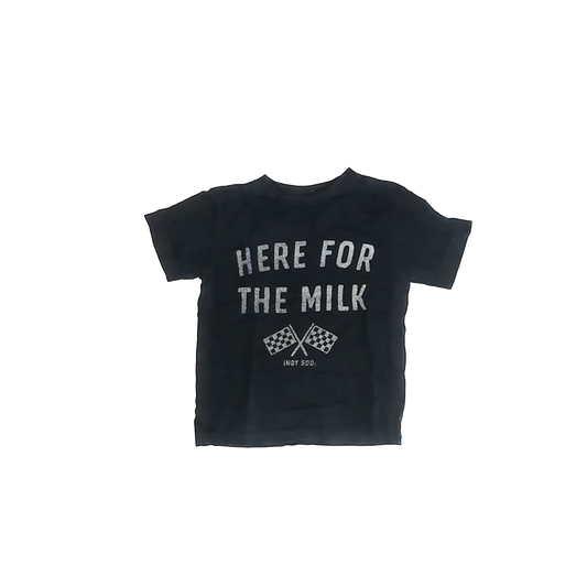 The Shop Boys Black Indy 500 T-Shirt Size: 3T Black Indy 500