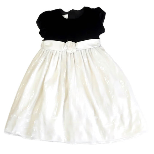 American Princess Girls Black | Ivory Special Occasion Dress Size: 6 Years Black | Ivory