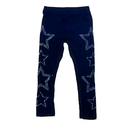 Rockets Of Awesome Girls Black | Jewel Stars Pants Size: 4T Black | Jewel Stars