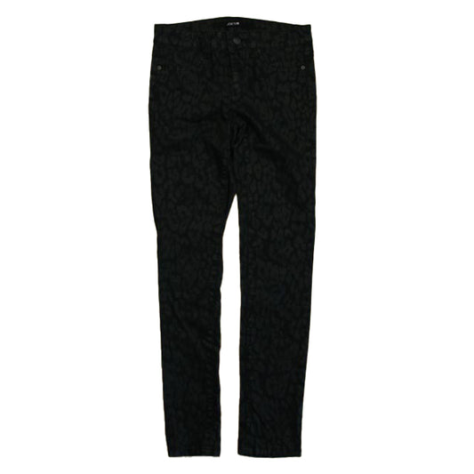 Joe's Girls Black Leopard Jeggings Size: 12 Years