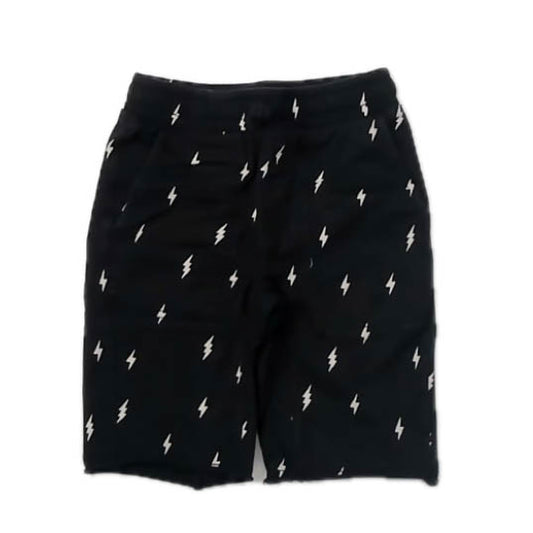 Tea Collection Boys Black Lightening Bolts Shorts Size: 8 Years Black Lightening Bolts