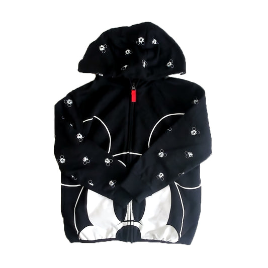 Disney Boys Black Minnie Hoodie Size: 5-6 Years Black Minnie