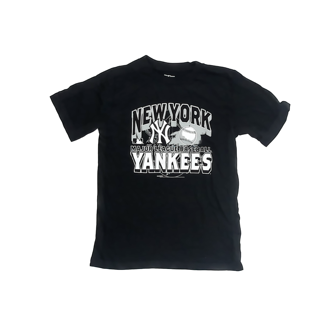 Genuine Merchandise Boys Black MLB Yankees T-Shirt Size: 6-7 Years Black MLB Yankees