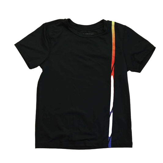 Rockets Of Awesome Boys Black | Multi | Stripe Athletic Top Size: 5T