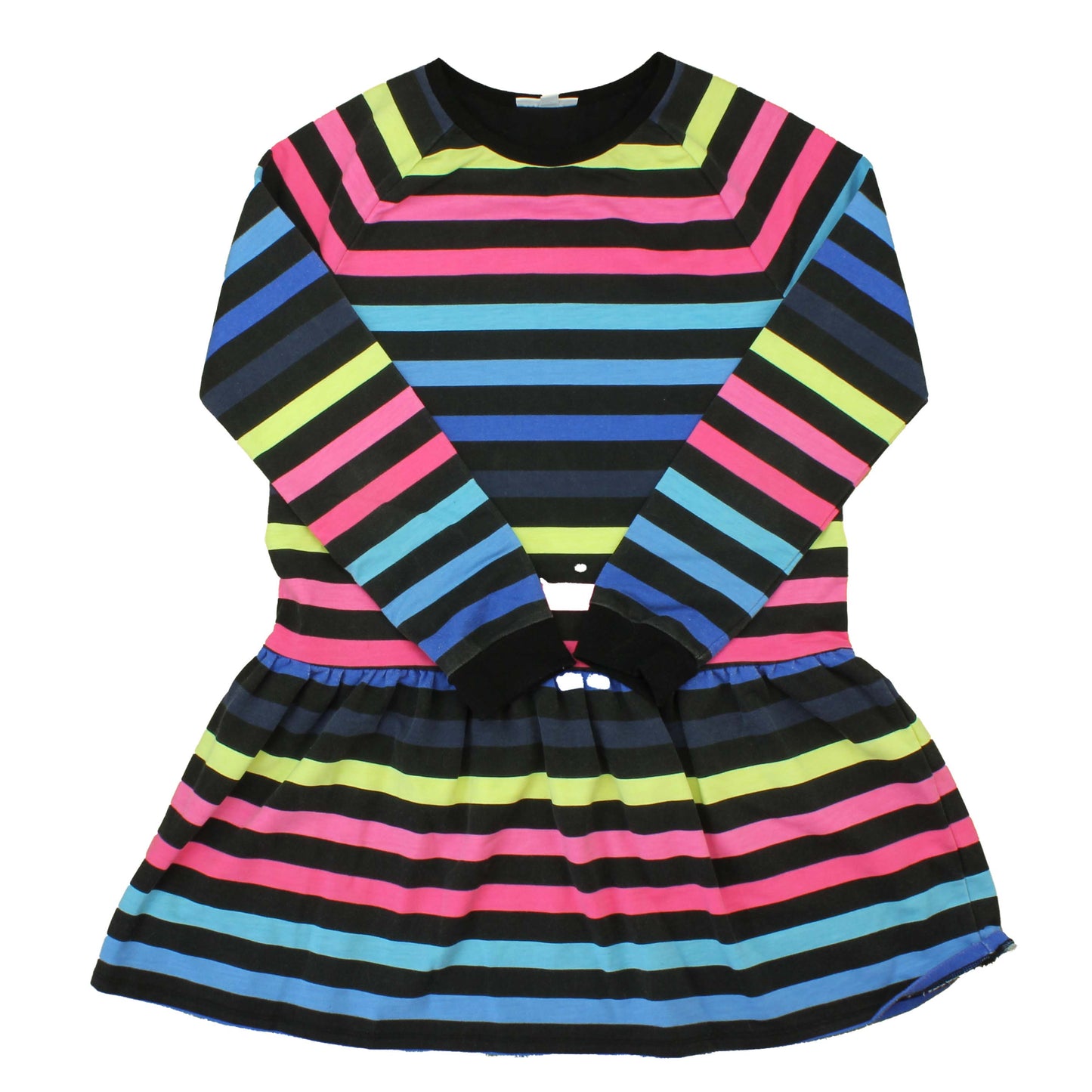 Rockets Of Awesome Girls Black | Multi | Stripes Dress Size: 14 Years