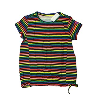 Rockets Of Awesome Girls Black | Multi | Stripes T-Shirt Size: 2T Black | Multi | Stripes