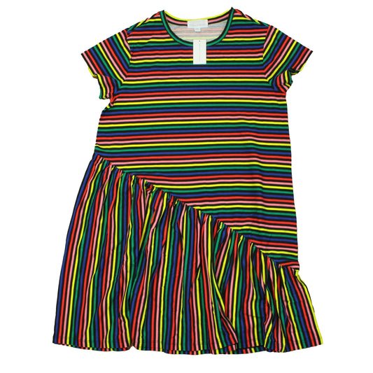 Rockets Of Awesome Girls Black | Multi | Stripes Dress Size: 12 Years Black | Multi | Stripes