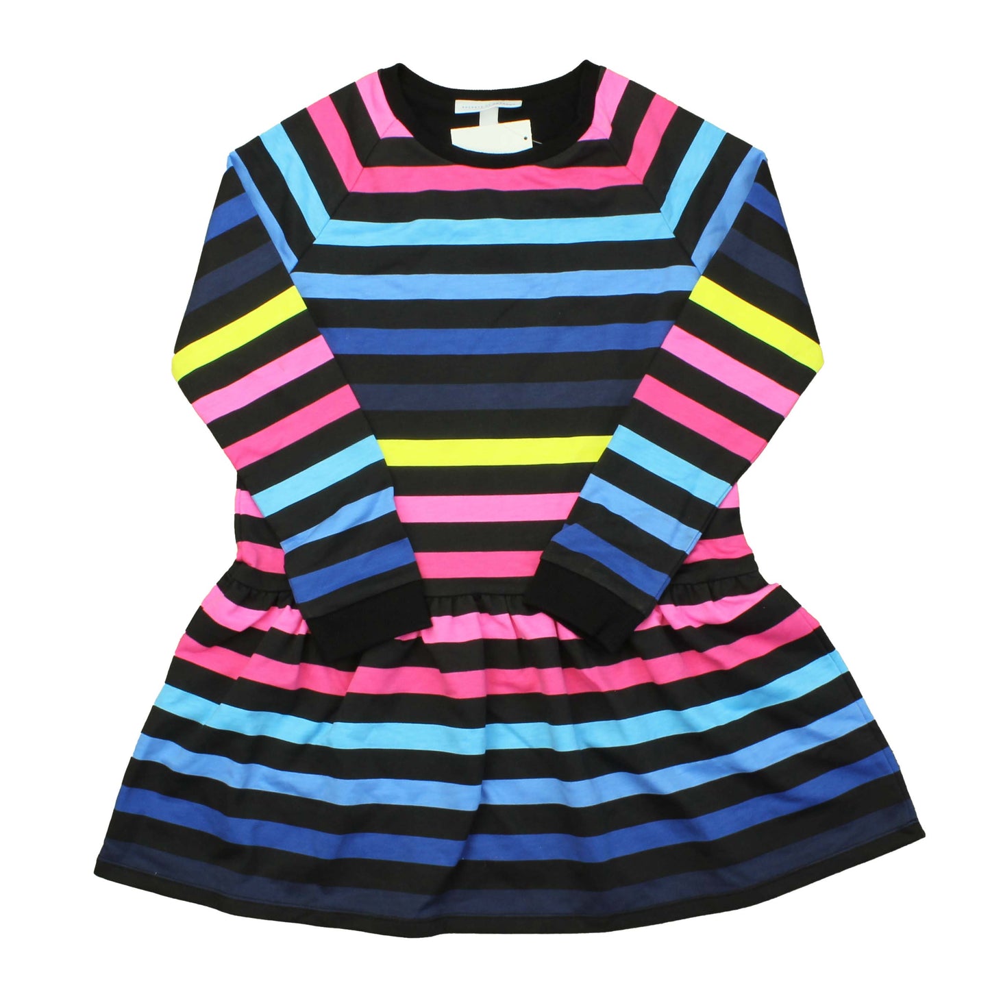 Rockets Of Awesome Girls Black | Multi | Stripes Dress Size: 12 Years