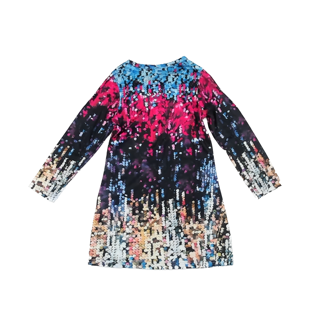 Unknown Girls Black | Multi Dress Size: 7 Years Black | Multi