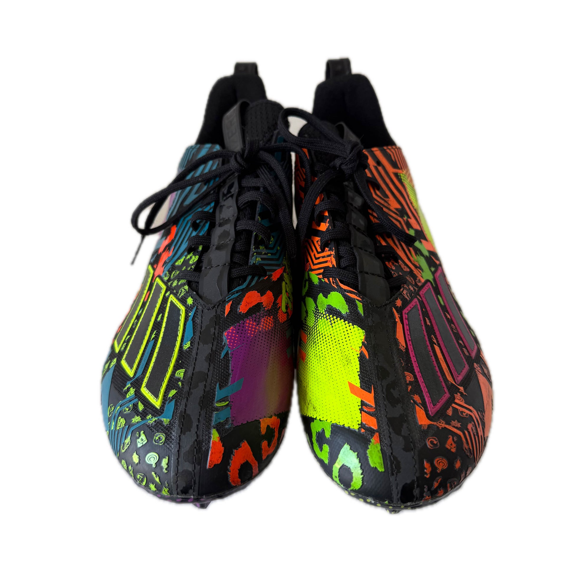 Adidas Boys Black Multi Sneakers Size: 9 Mens Black Multi