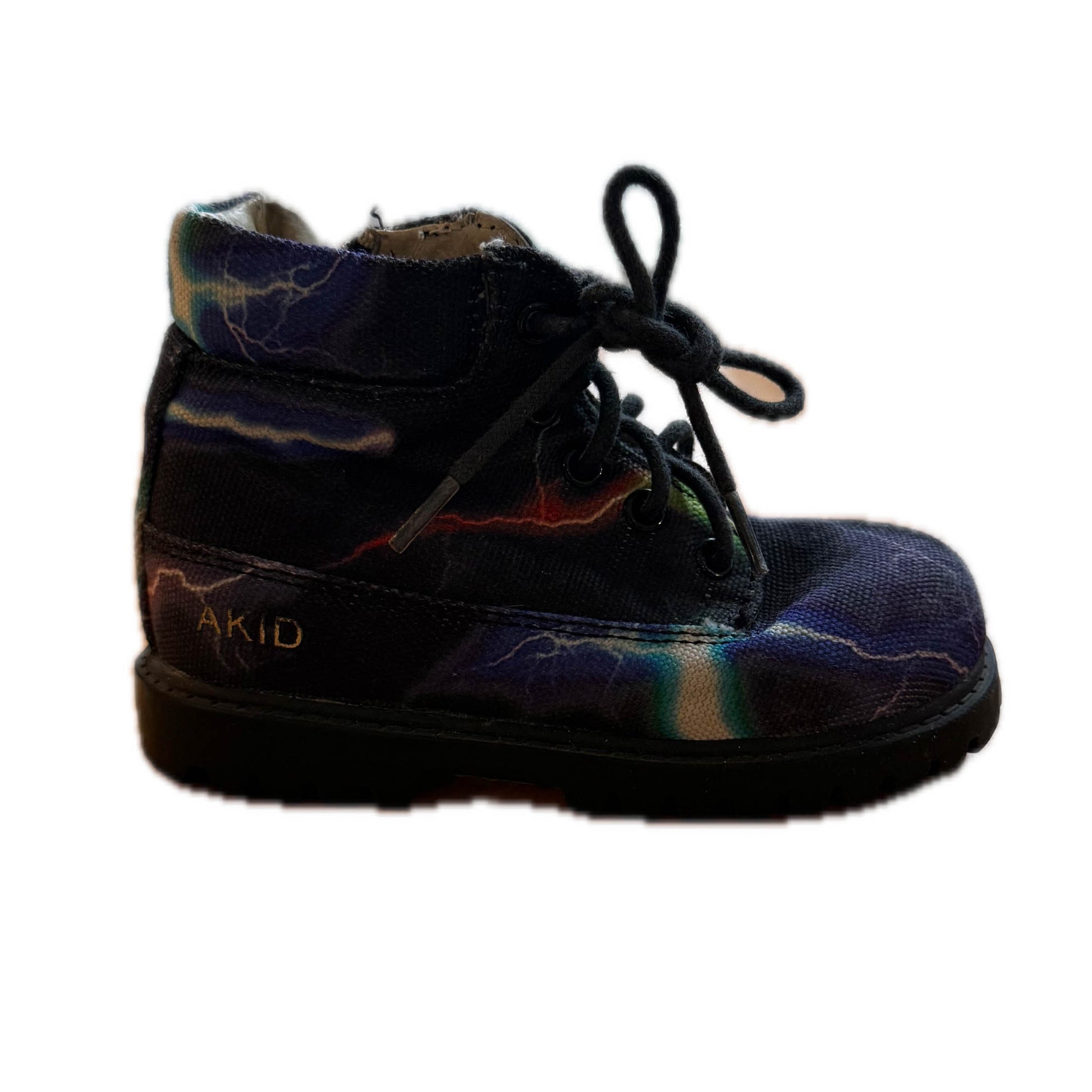 Akid Boys Black Multi Boots Size: 7 Toddler Black Multi