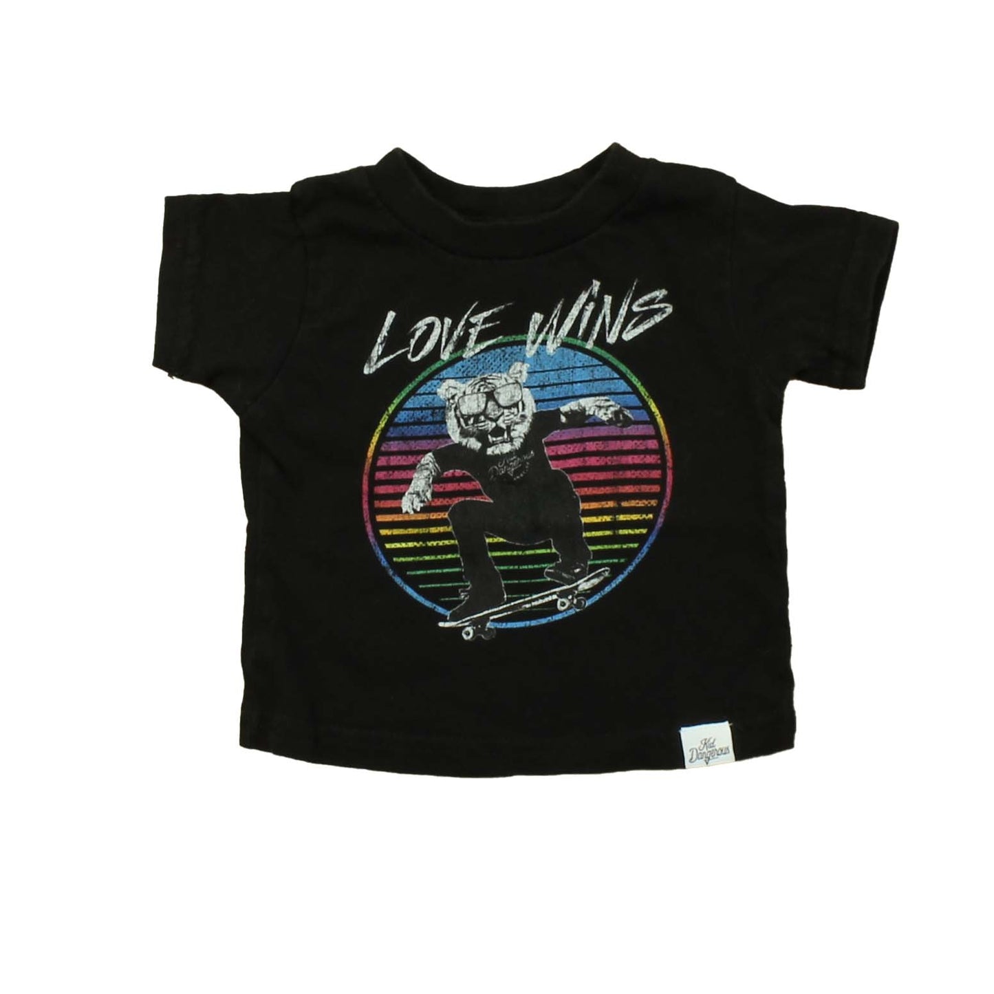 Kid Dangerous Boys Black | Multi T-Shirt Size: 3-6 Months Black | Multi