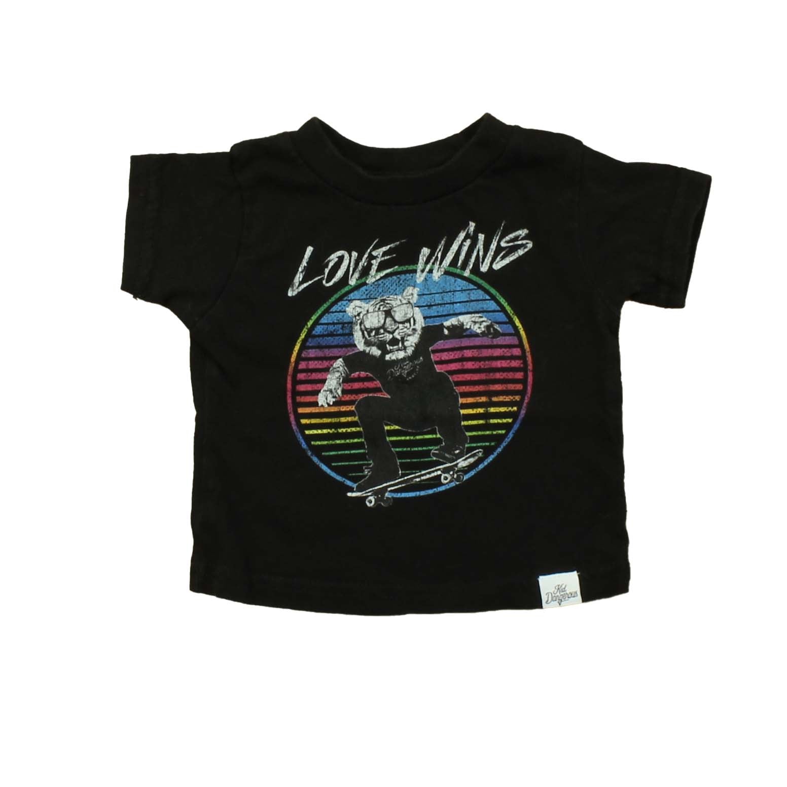 Kid Dangerous Boys Black | Multi T-Shirt Size: 3-6 Months Black | Multi