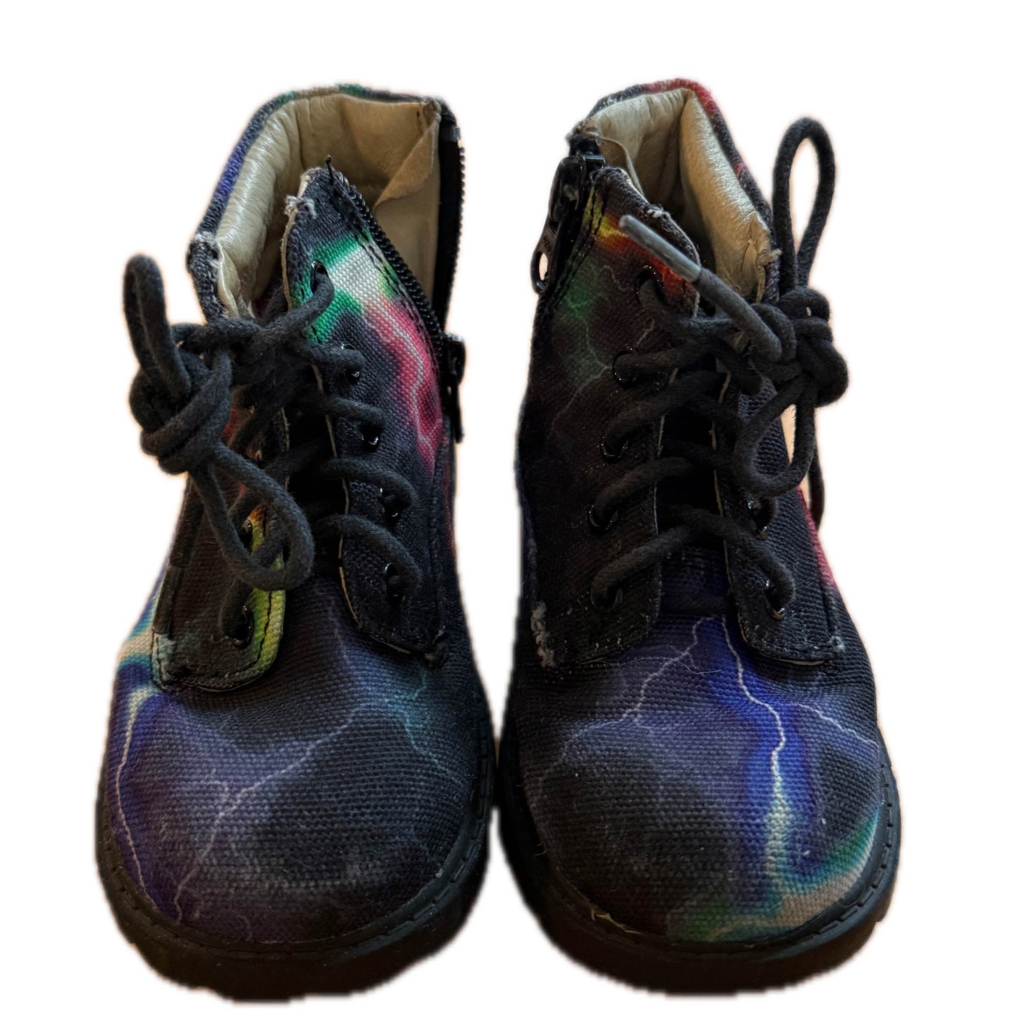 Akid Boys Black Multi Boots Size: 7 Toddler Black Multi